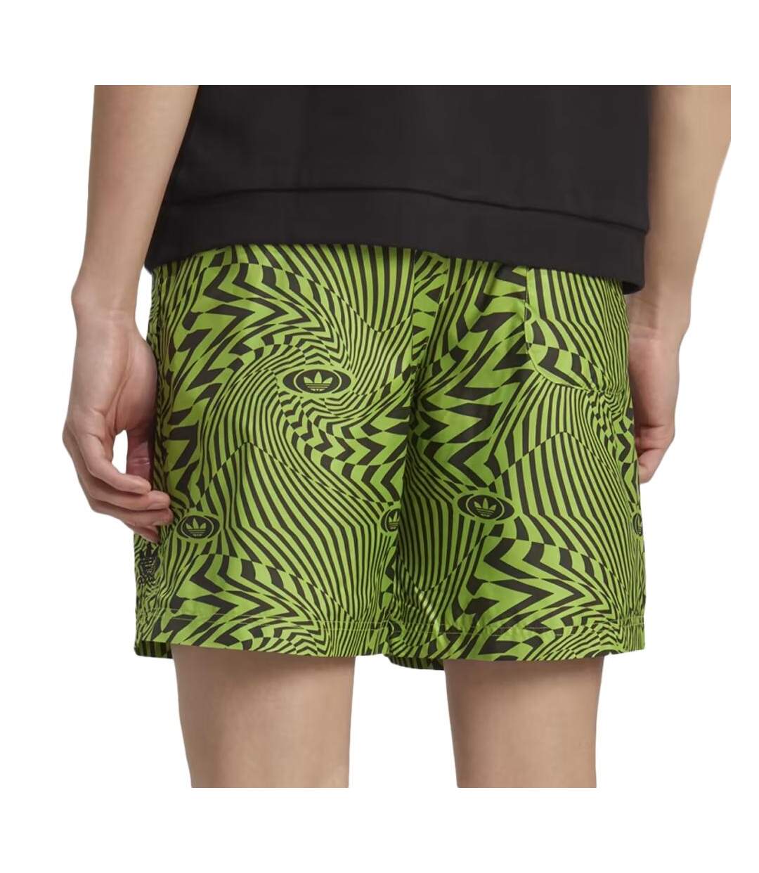 Short de Bain Vert/Noir Homme Adidas Aop - L