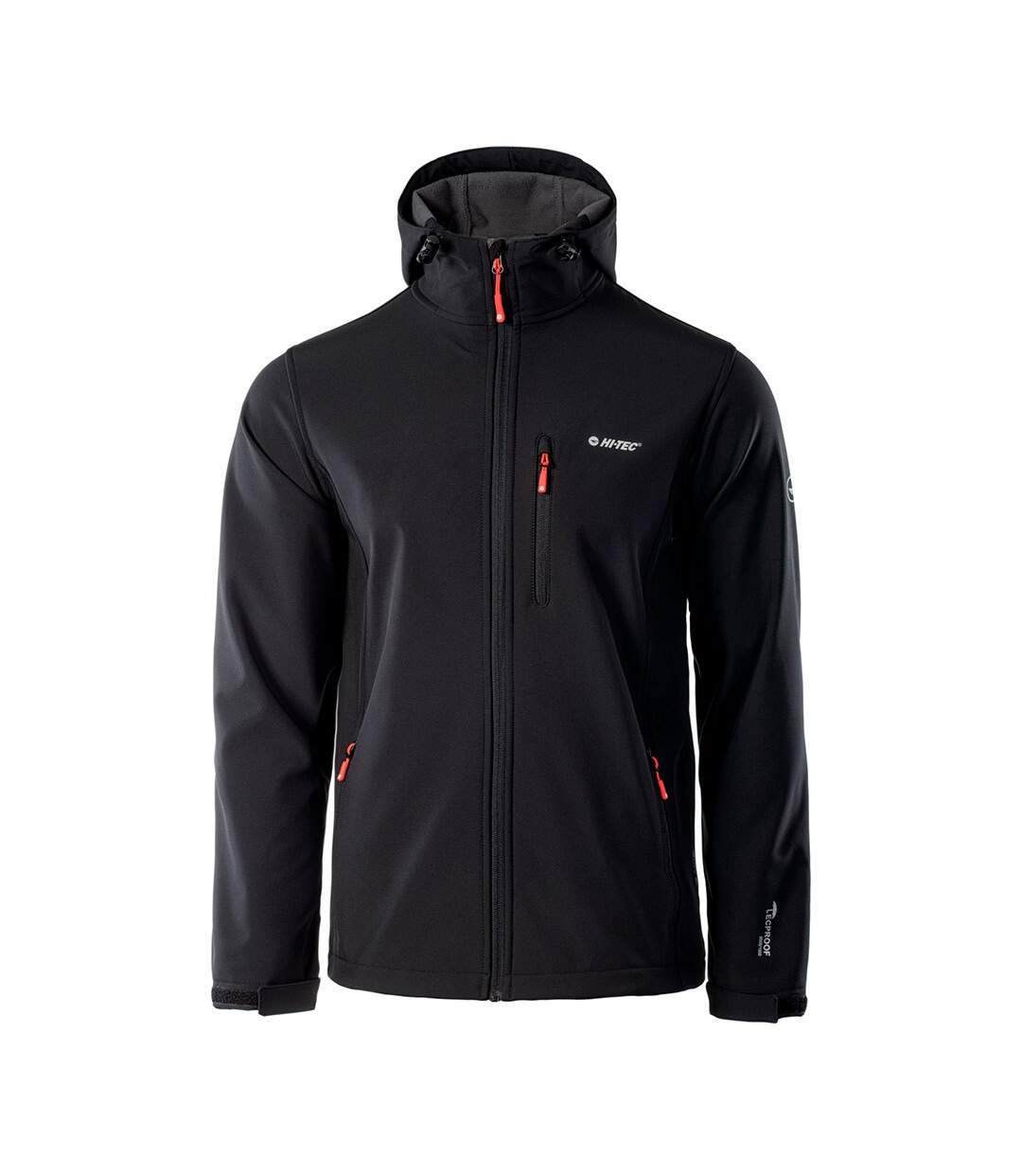 Veste Softshell Caen Homme Noir Orange Hi-Tec-1