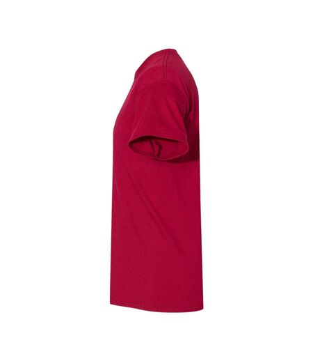 Mens Heavy Cotton T-shirt Cardinal Red Gildan
