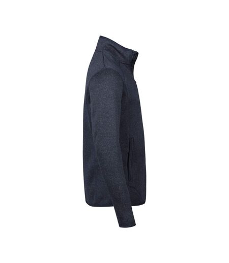Veste Polaire Homme Bleu Marine Chiné Tee Jays