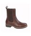 Woodland Womens/Ladies Leather Ankle Boots (Dark Brown) - UTDF2242