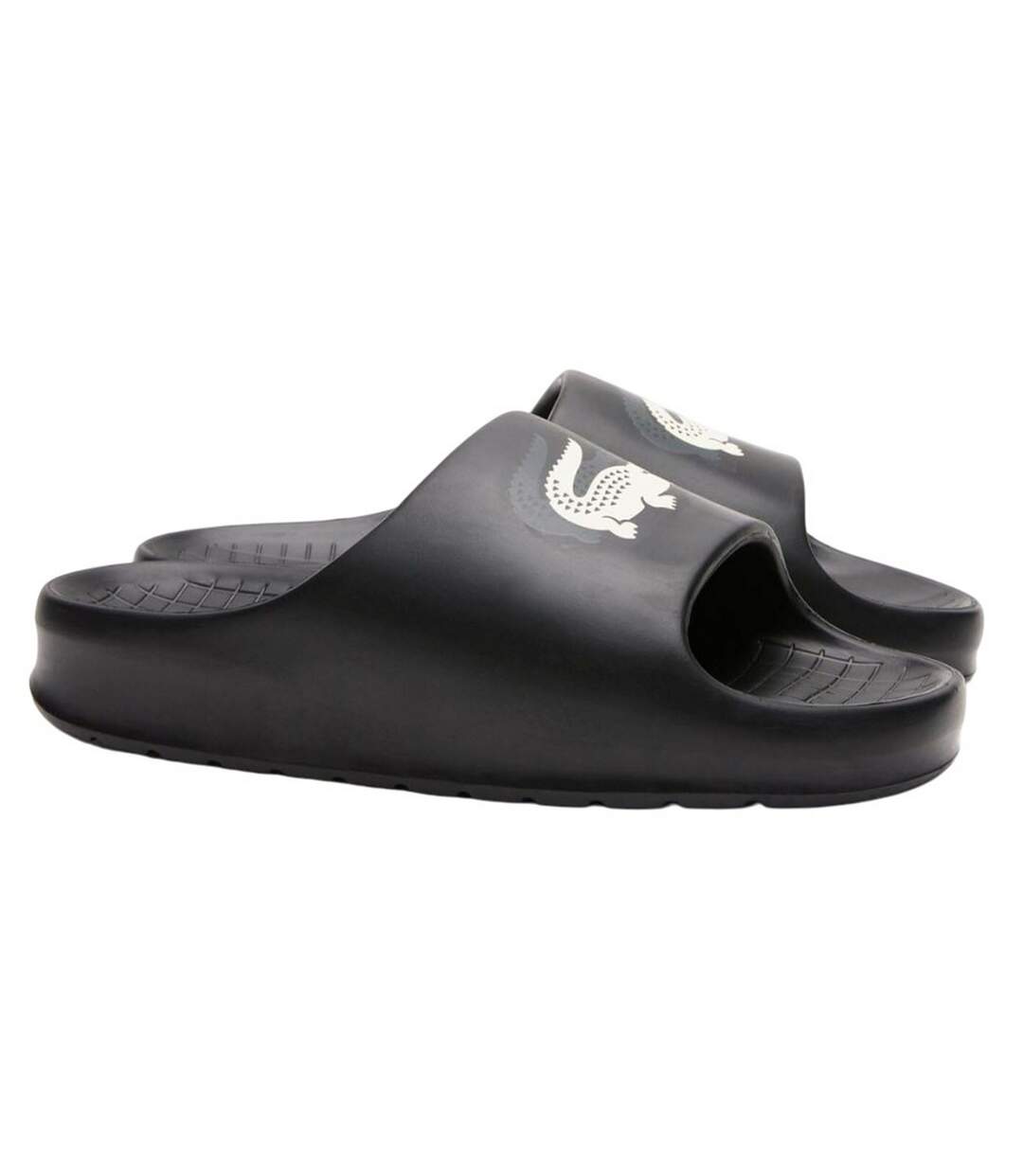 Claquettes Serve 2.0 Homme Noir Blanc Lacoste-1