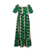 Womens/ladies Orla Kiely Giant Square Flower Summer Midi Dress Green Regatta-2