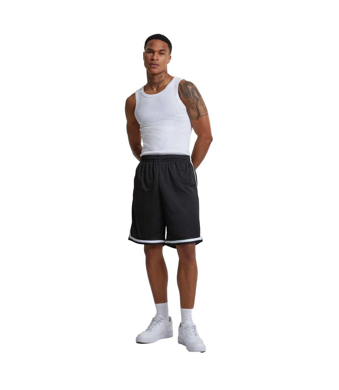 Short Motif/style À Rayures Homme Noir Blanc Urban Classics-1