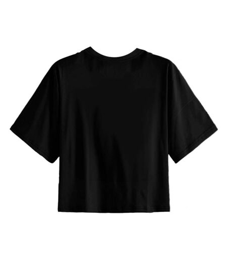 T-shirt Motif Grogu The Force Is Strong With This Little One Femme Noir Star Wars The Mandalorian