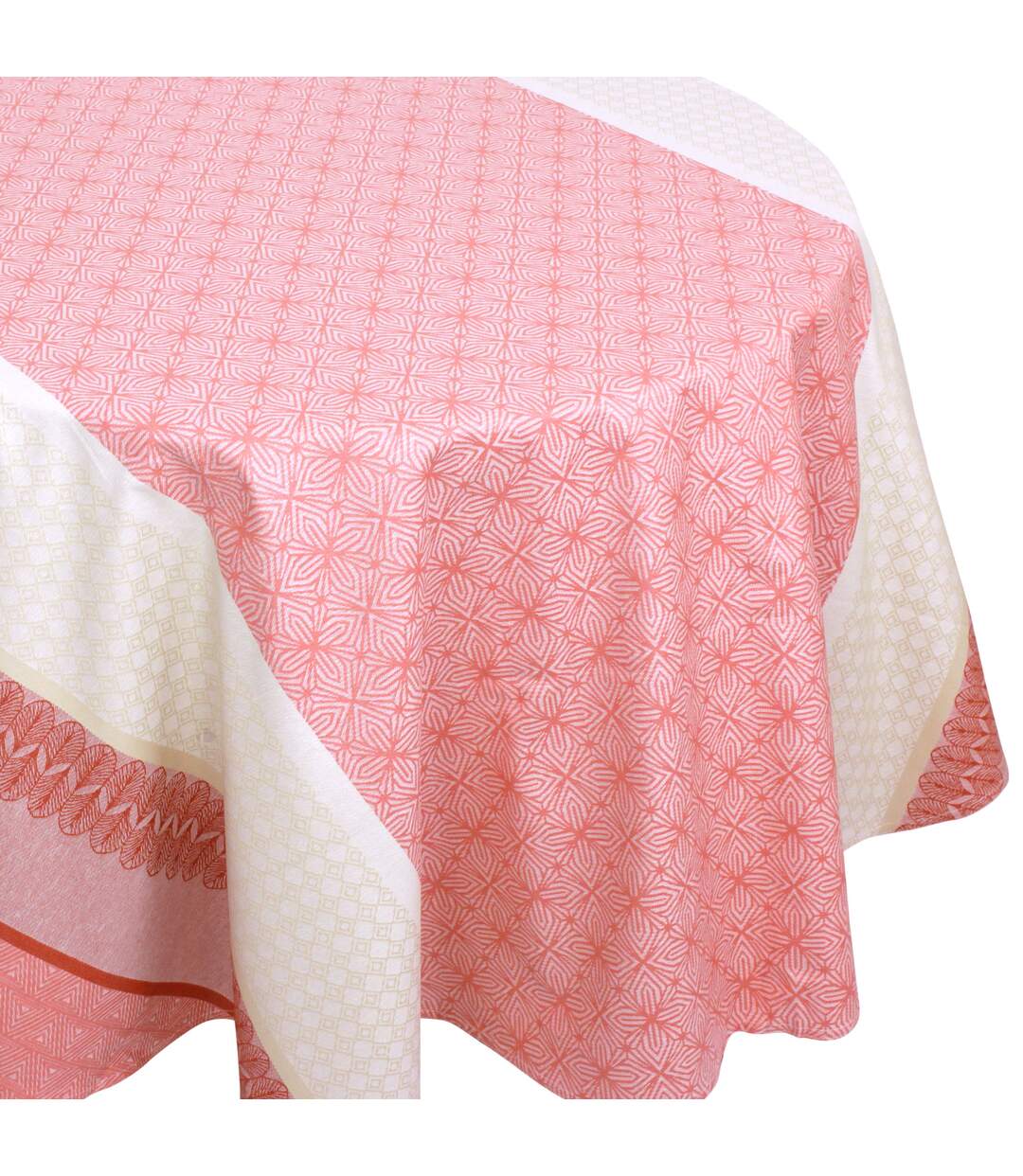 Nappe Jacquard enduction acrylique CHARLESTON Ovale-1