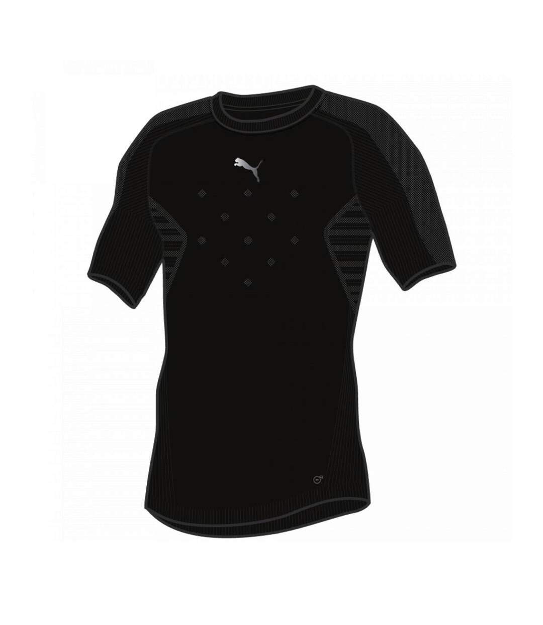 T-shirt Noir Homme Puma Evoknit - S-1