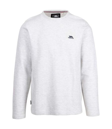 Sweat Calverley Homme Blanc Cassé Chiné Trespass