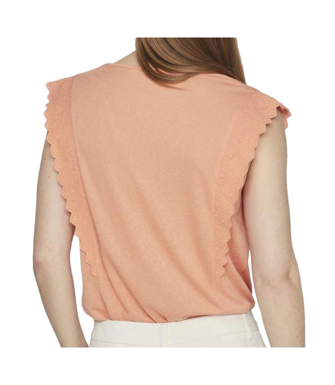 Blouse Orange Femme Vila Miosa - M-2