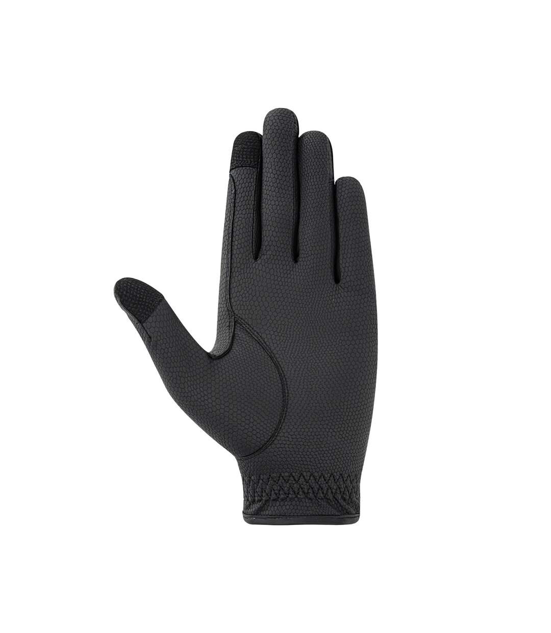 Unisex Adult Wellington Competition Riding Gloves Black Whitaker-2