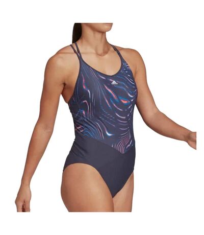 Maillot de bain 1 pièce Marine Femme Adidas Souleaf - 44B