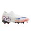 Womens/ladies Future 8 Match Snug Fit Artificial Ground Football Boots White Black Red Puma-1