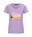 Womens/ladies Filandra Iii Look At The Stars T-shirt Lilac Frost Regatta-2