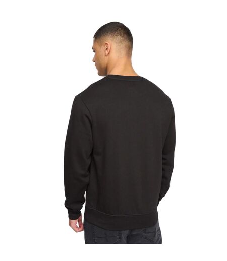 Mens henbank crew neck sweatshirt black Henleys