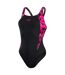 Womens/ladies hyperboom splice eco endurance+ one piece swimsuit black/pink Speedo