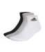 3 Paires de Chaussettes Noires/Blanches/Grises Homme Adidas Ank - 37/39