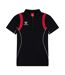 Mens Training Polo Shirt Black Warrior-1