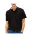 Polo noire homme tommy hilfiger regular-1