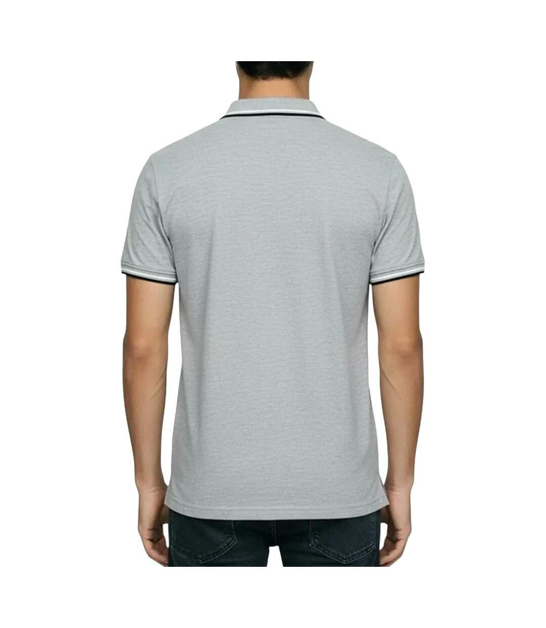 Polo gris homme lee cooper glc2044-2