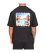 T-shirt Desert Dreams Homme Noir Rose London-4