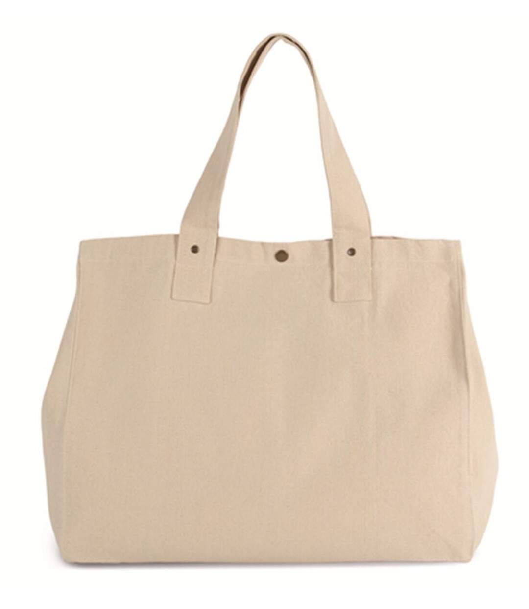 Sac shopping en coton délavé - KI3208 - beige naturel-1
