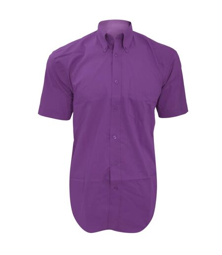 Kustom Kit Mens Short Sleeve Corporate Oxford Shirt (Midnight Navy) - UTBC595