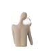 Buste Boule Cristal Shawn 43cm Beige-3