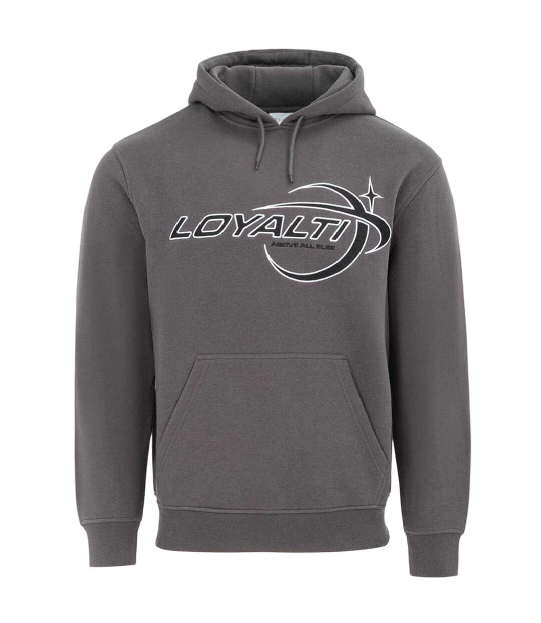 Mens Galaxy Cotton Drawstring Hoodie Carbon Loyalti-1