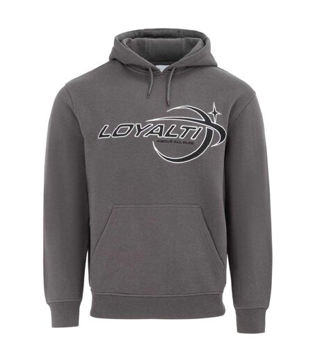 Mens Galaxy Cotton Drawstring Hoodie Carbon Loyalti