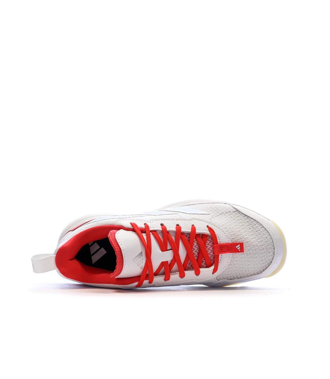 Chaussures de tennis blanc/rouge femme adidas avaflash-4