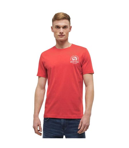 T-shirt Motif/style Imprimé Alex Homme Rose Mustang