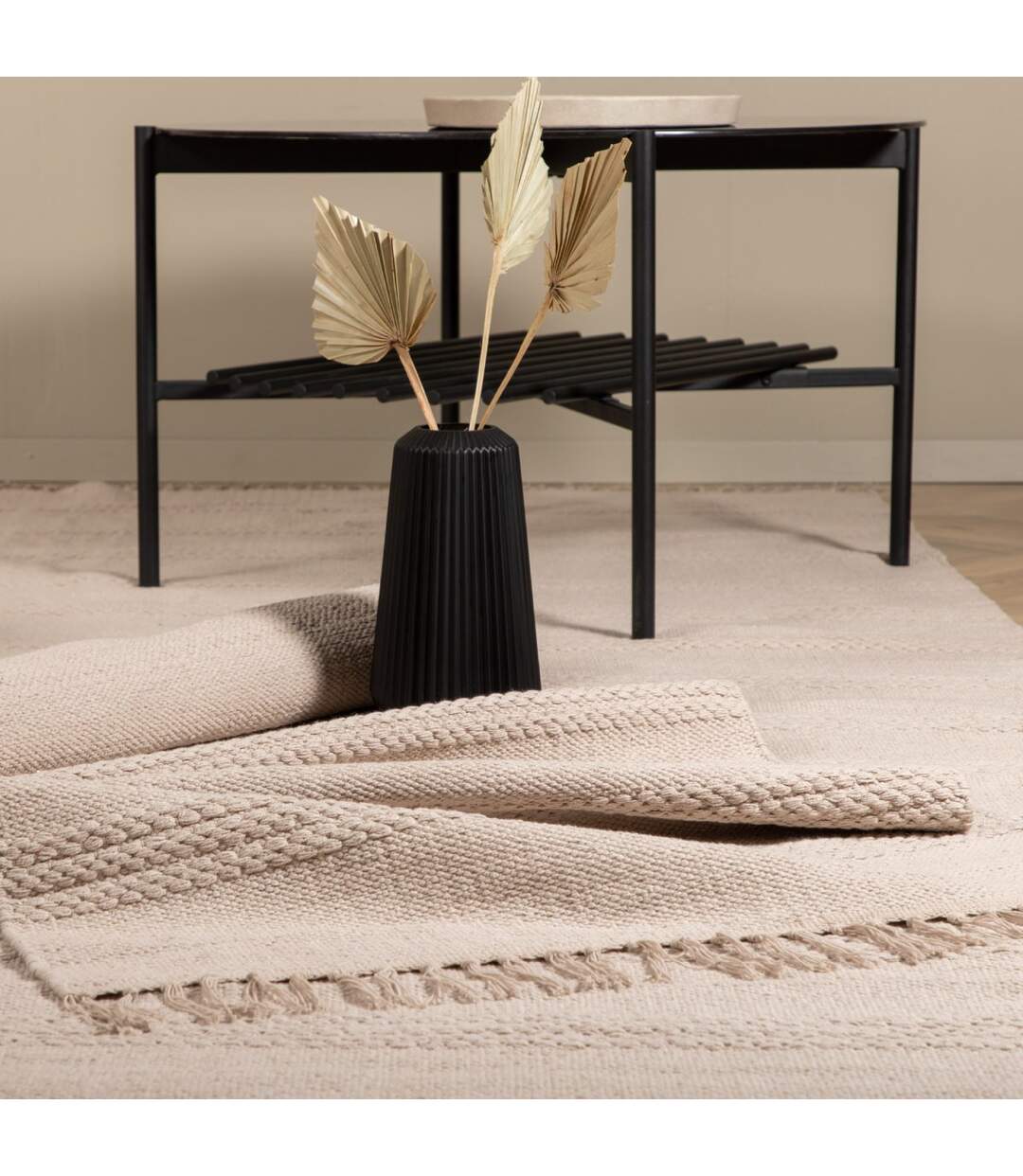 Tapis Déco Nico 160x230cm Beige-4