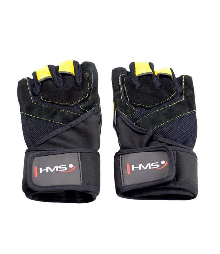 Gants Sport Adulte Noir Jaune HMS