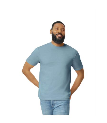 T-shirt Softstyle Adulte Bleu De Gris Gildan