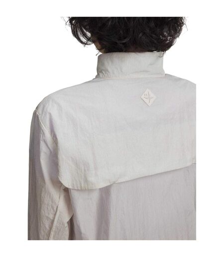 Womens/ladies Trail Run Lightweight Jacket White Purple Under Armour