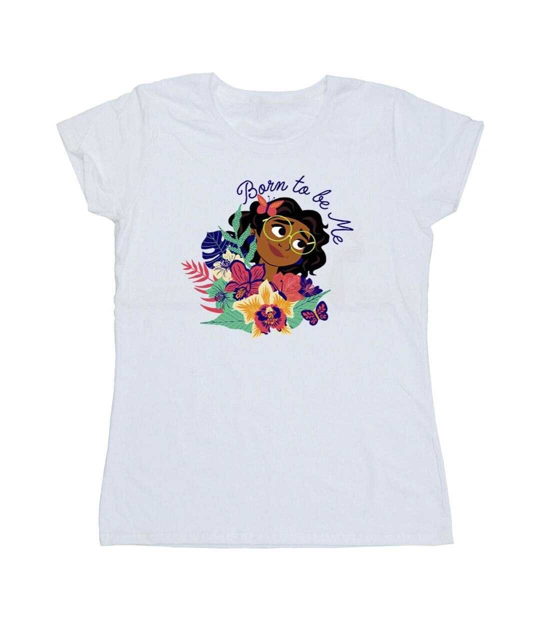 Disney - T-shirt ENCANTO BORN TO BE ME - Femme (Blanc) - UTBI19612-1