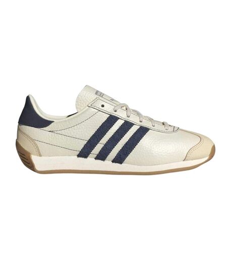Womens/ladies Og Leather Trainers Beige Navy Adidas