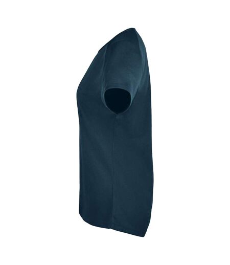 T-shirt Sporty Femme Bleu Pétrole SOLS