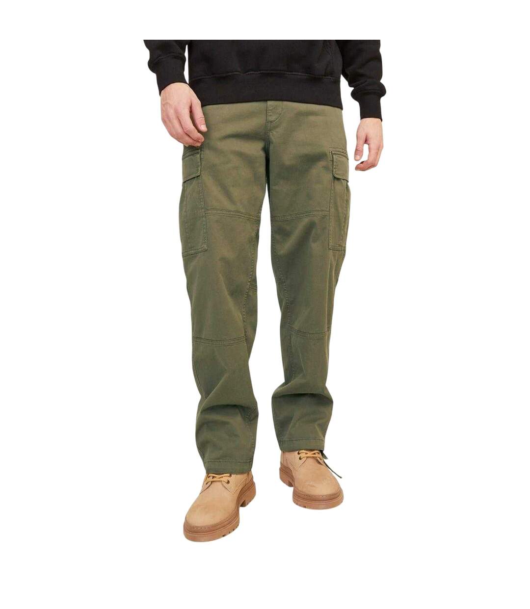 Pantalon À Poches Homme Vieux Vert Kaki Jack And Jones-2