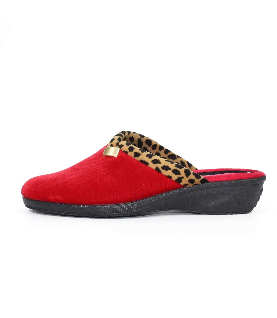 Chaussons michelle femme rouge Lunar