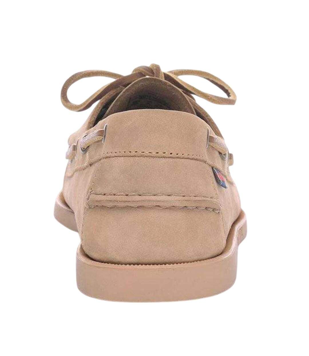 Mens Dockside Portland Suede Boat Shoes Dark Beige Sebago-2