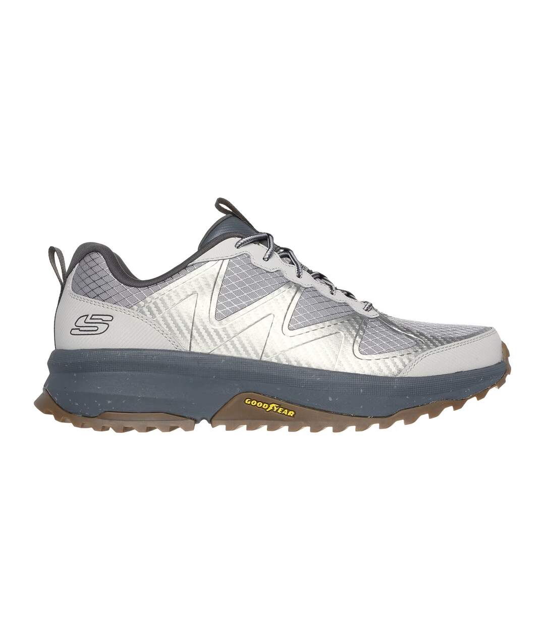 Womens/ladies Bionictrail Walking Shoes Grey Skechers-3