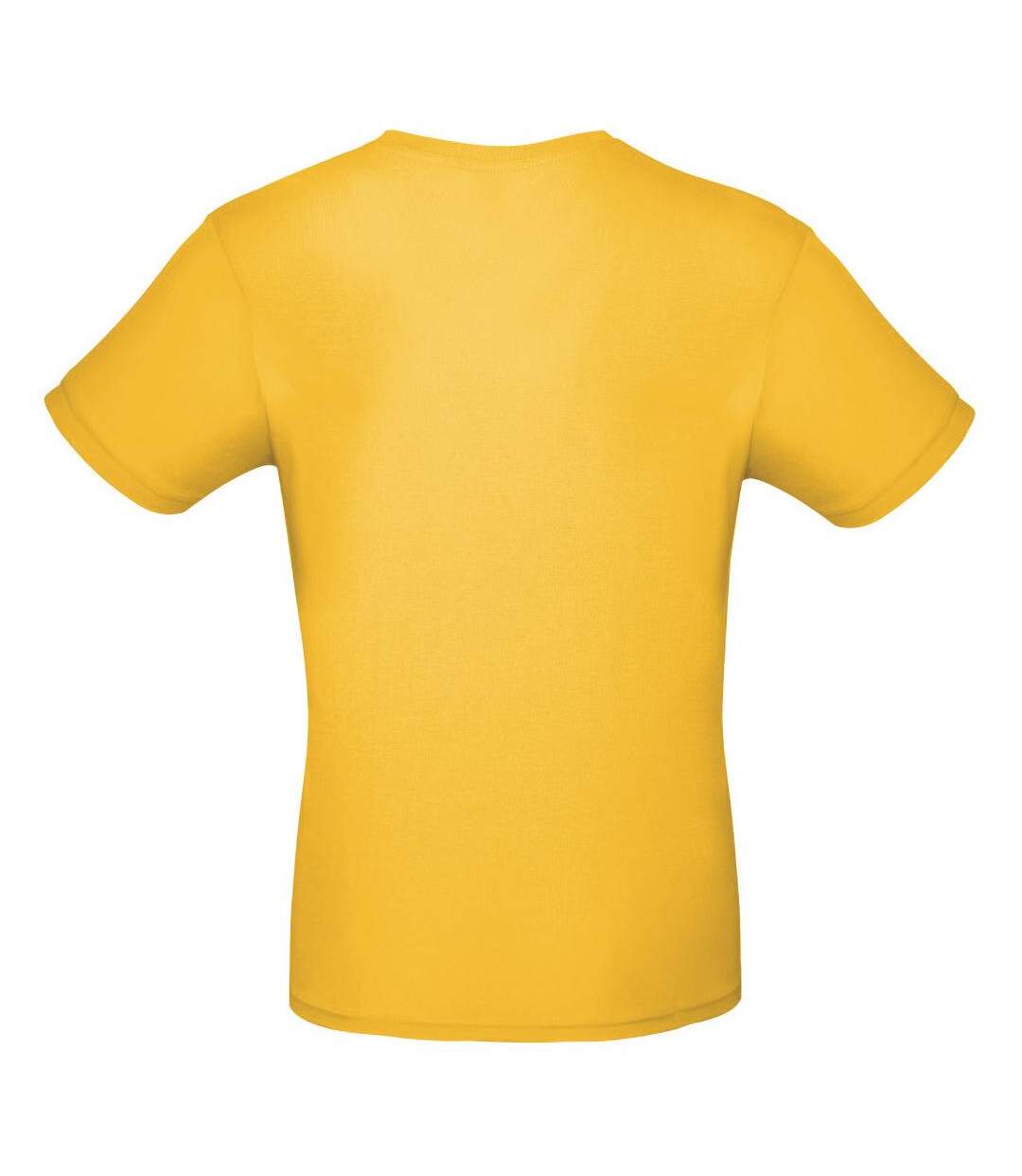 Tee-shirt B&c Mens #e150 Jaune Foncé B And C-2