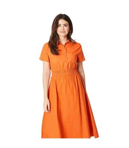 Robe chemisier femme orange Principles