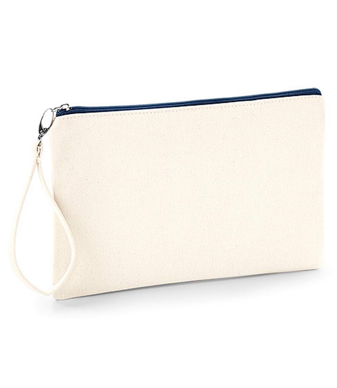 Pochette poignet femme 26 x 17cm beige pâle / bleu marine Westford Mill