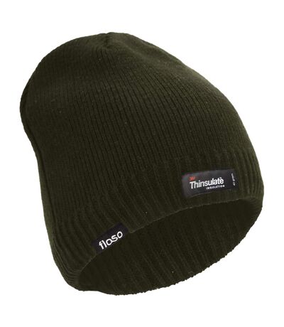 FLOSO - Bonnet thermique Thinsulate - Homme (Olive) - UTHA427