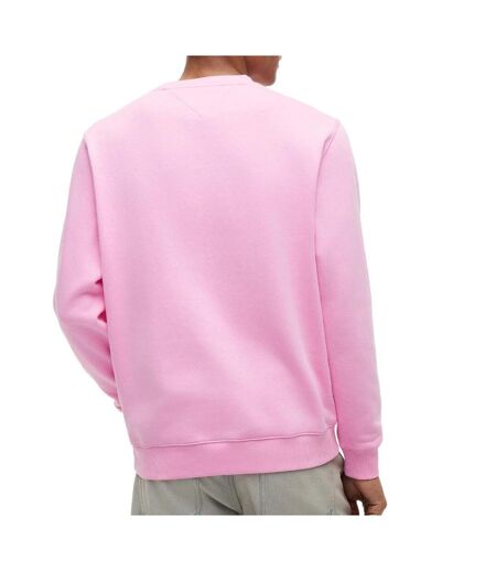 Sweat rose homme tommy hilfiger reg flag crews