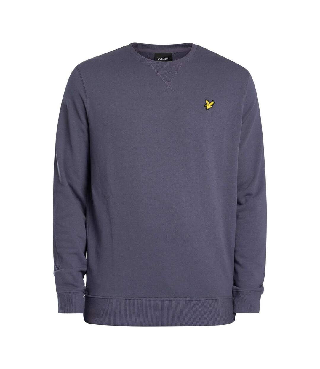 Mens Embroidered Logo Sweatshirt Greystone Lyle & Scott-1