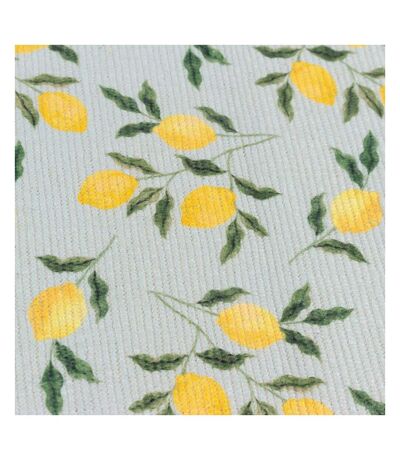 Lemon table runner 180cm x 35cm blue Furn