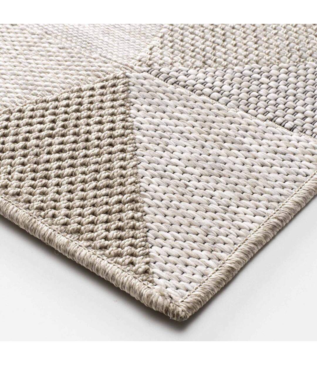 Tapis Déco Tissé Odilon 120x170cm Beige-2